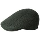 Men's Kangol 507 Wool-blend Curved Peak Flat Ivy Cap, Size: Medium, Green