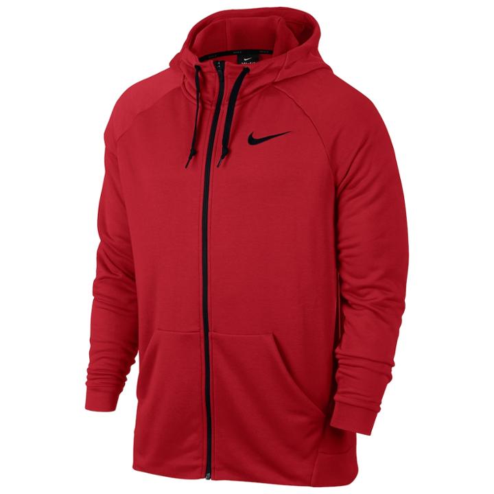 Big & Tall Nike Modern-fit Dri-fit Zip-front Training Hoodie, Men's, Size: Xxl Tall, Dark Pink