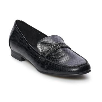 New York Transit Company Celebrity Moment Women's Loafers, Size: Medium (9.5), Black