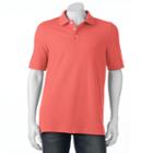 Men's Croft & Barrow&reg; True Comfort Classic-fit Pique Performance Polo, Size: Small, Lt Orange