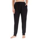 Plus Size Cuddl Duds Pajamas: Essential Jogger Pants, Women's, Size: 2xl, Black