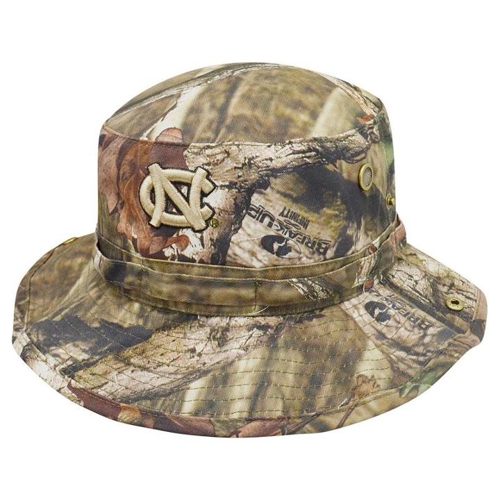 Adult Top Of The World North Carolina Tar Heels Woodsmen Bucket Hat, Men's, Green Oth