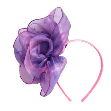 Disney's Fancy Nancy Girls Poof Petal Flower Headband, Multicolor