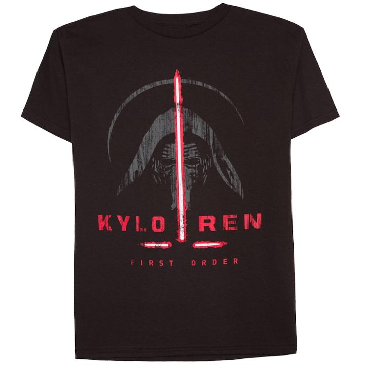 Boys 8-20 Star Wars Kylo Ren Tee, Size: Small, Black