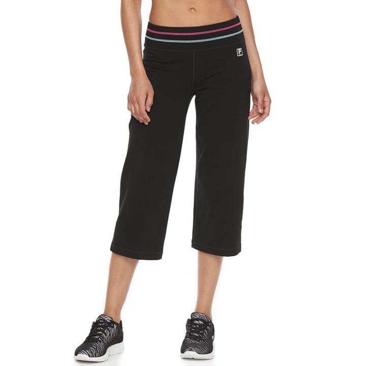 Women's' Fila Sport&reg; Contrast Stitch Capris, Size: Large, Oxford