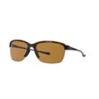 Oakley Unstoppable Oo9191 65mm Semi-rimless Rectangle Polarized Sunglasses, Women's, Brown