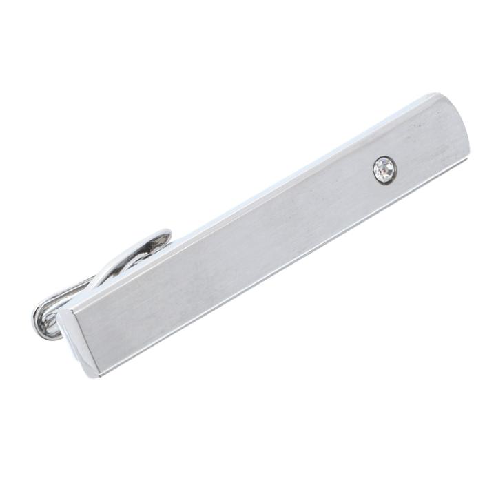 Men's Apt. 9&reg; Brushed Silver-tone Tie Bar, Silver