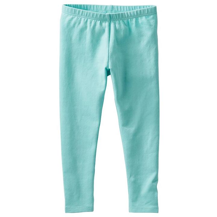 Girls 4-8 Oshkosh B'gosh&reg; Solid Full-length Leggings, Girl's, Size: 5, Turquoise/blue (turq/aqua)