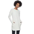 Women's Tek Gear&reg; Hooded Long Sleeve Dress, Size: Xl, Light Grey