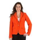Women's Harve Benard Knit Blazer, Size: 12, Med Red