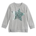 Girls 4-12 Sonoma Goods For Life&trade; Long-sleeve Raglan Tunic, Size: 5, Dark Grey