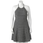 Juniors' Plus Size So&reg; Striped Halter Dress, Girl's, Size: 1xl, Oxford