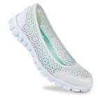 Skechers Ez Flex 2 Sweetpea Women's Skimmer Shoes, Size: 8, White