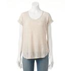 Women's Loramendi Roll Cuff Top, Size: Xs, Natural
