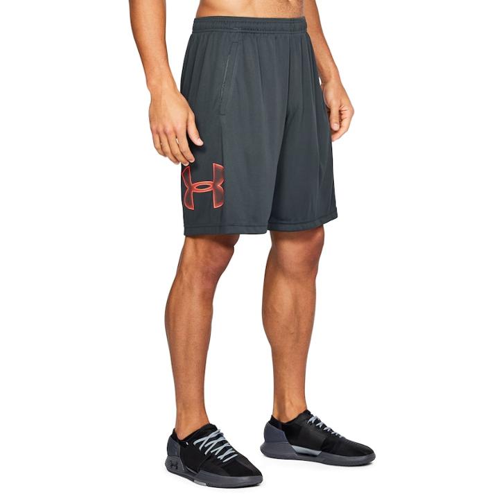 Men's Under Armour Tech Graphic Shorts, Size: Xxl, Grey (charcoal)