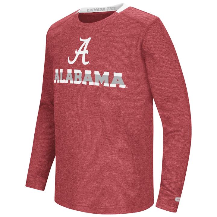Boys 8-20 Alabama Crimson Tide Wordmark Tee, Size: M(12/14), Dark Red