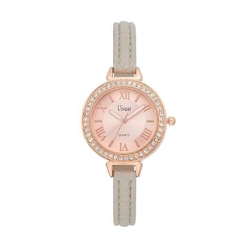 Vivani Women's Crystal Watch, Size: Small, Grey