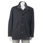 Men's Towne Wool-blend Car Coat, Size: Small, Black
