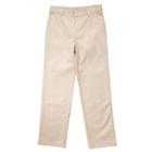 Boys 4-20 French Toast School Uniform Relaxed-fit Adjustable-waist Twill Pants, Boy's, Size: 14, Beig/green (beig/khaki)
