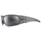 Men's Nike Diverge Semirimless Wrap Sunglasses, Grey (charcoal)