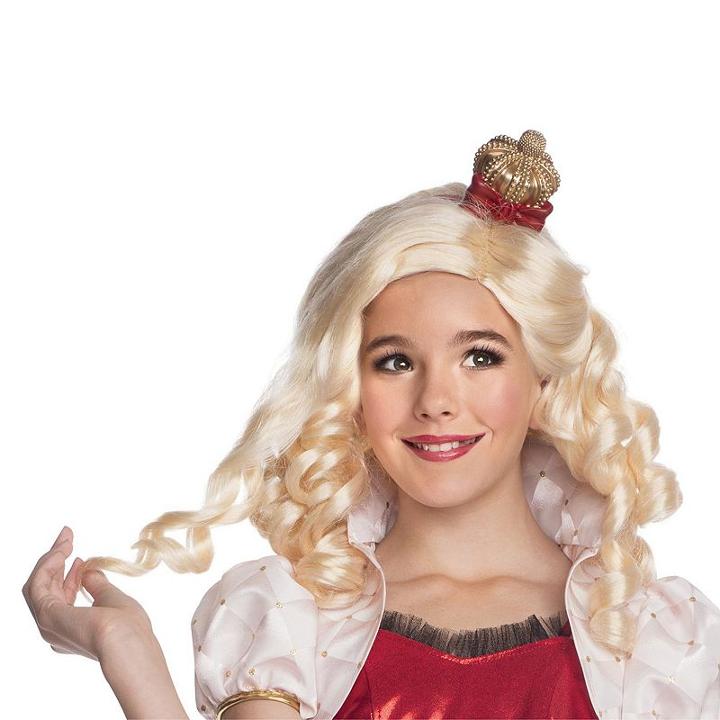 Kids Ever After High Apple White Costume Wig & Headpiece, Girl's, Yellow
