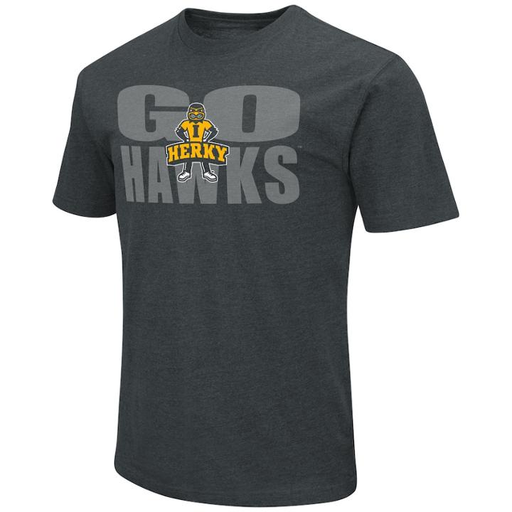 Men's Iowa Hawkeyes Motto Tee, Size: Xxl, Black