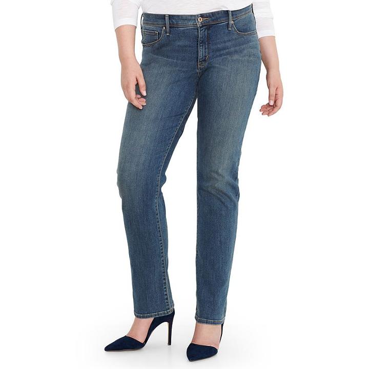 Plus Size Levi's&reg; 512&trade; Straight-leg Jeans, Women's, Size: 18 - Regular, Blue