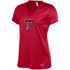 Women's Under Armour Texas Tech Red Raiders Tech V-neck Tee, Size: Small