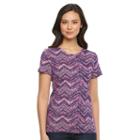 Women's Croft & Barrow&reg; Essential Crewneck Tee, Size: Medium, Med Pink