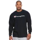 Big & Tall Champion Modern-fit Logo Sweatshirt, Men's, Size: 3xb, Blue (navy)