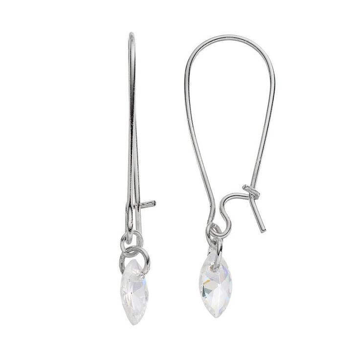 Lc Lauren Conrad Cubic Zirconia Drop Earrings, Women's, Silver