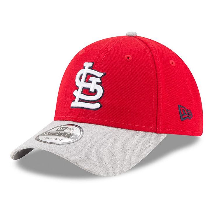 Adult New Era St. Louis Cardinals 9forty The League Heather 2 Adjustable Cap, Ovrfl Oth