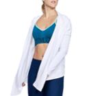 Women's Under Armour Terry Open Front Top, Size: Xxl, White