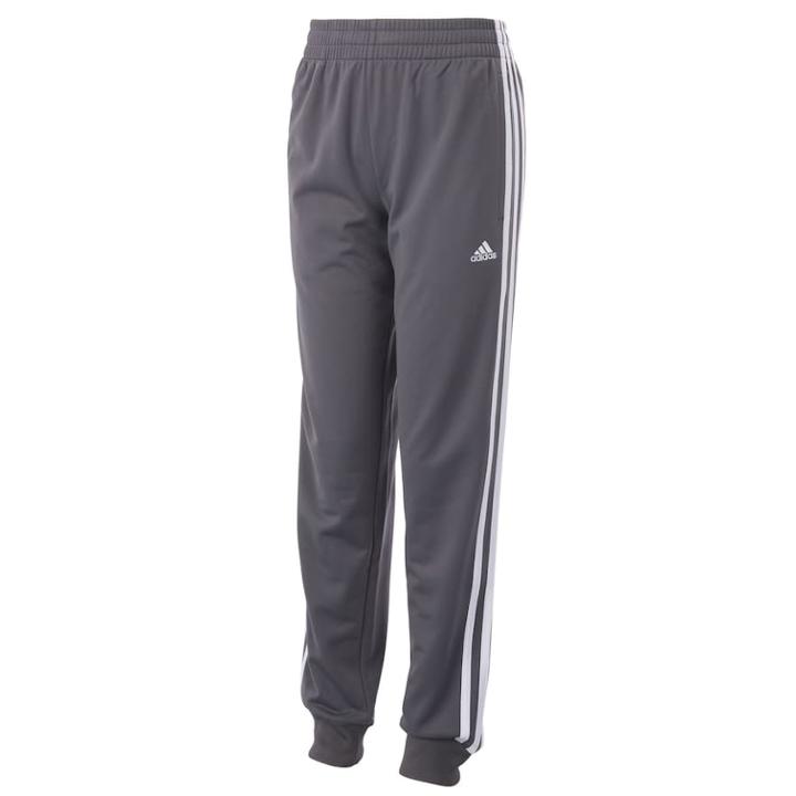 Boys 8-20 Adidas Iconic Tricot Pants, Size: Large, Dark Grey