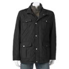 Big & Tall Towne Quilted Field Coat, Men's, Size: 2xlt, Black