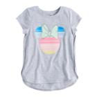 Disney's Minnie Mouse Girls 4-10 Tulip Hem Tee By Jumping Beans&reg;, Size: 7, Light Grey