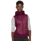 Women's Columbia Warmer Days Fleece Hooded Vest, Size: Small, Brt Purple