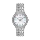 Bulova Women's Crystal Stainless Steel Watch - 96l242, Multicolor