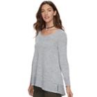 Women's Sonoma Goods For Life&trade; Marled Tunic, Size: Xl, Silver