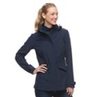 Women's Halitech Hooded Rain Jacket, Size: Large, Brown Over