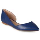 Journee Collection Cortni Women's Pointed-toe Flats, Girl's, Size: Medium (8.5), Blue