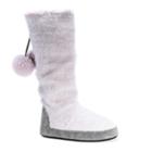 Muk Luks Women's Gia Sweater Knit Boot Slippers, Size: Xl, Lt Purple