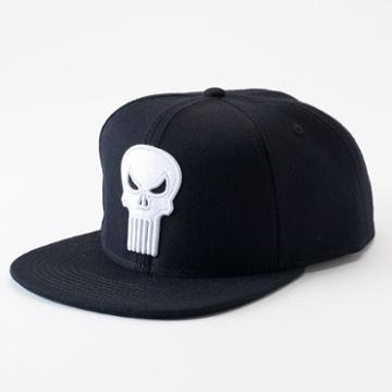 Men's Marvel The Punisher Snapback Cap, Black