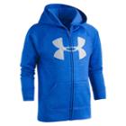 Boys 4-7 Under Armour Logo Zip Hoodie, Size: 7, Blue (navy)