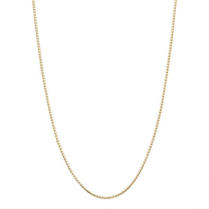 10k Gold Adjustable Milano Chain Necklace, Women's, Size: 16, Yellow