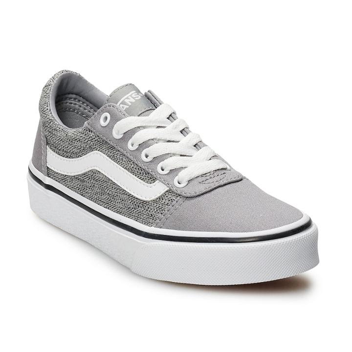 Vans Ward Low Boys' Skate Shoes, Size: 11, Med Grey