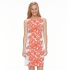 Women's Ronni Nicole Floral Sheath Dress, Size: 12, White Oth