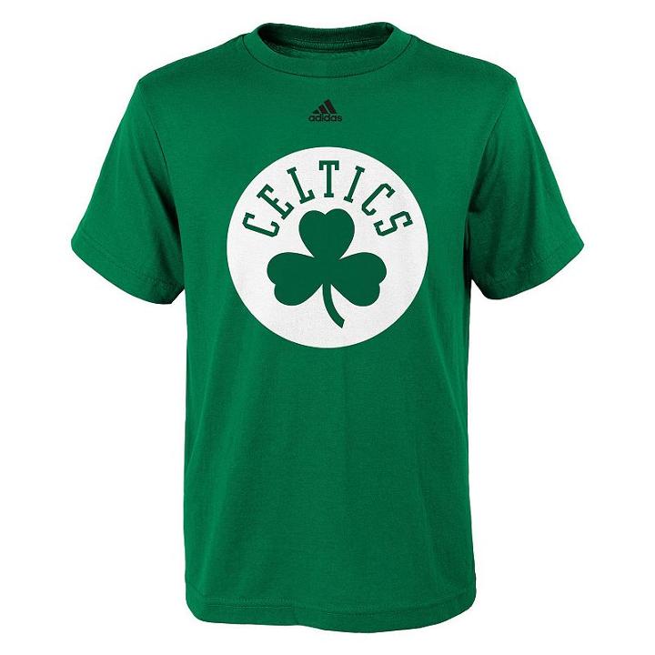 Boys 8-20 Adidas Boston Celtics Huge Preferred Tee, Size: M(10-12), Green