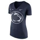 Women's Nike Penn State Nittany Lions Striped Bar Tee, Size: Xl, Blue (navy)