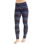 Women's Cuddl Duds Stretch Fleece Leggings, Size: Xsml Av/rg, Drk Purple